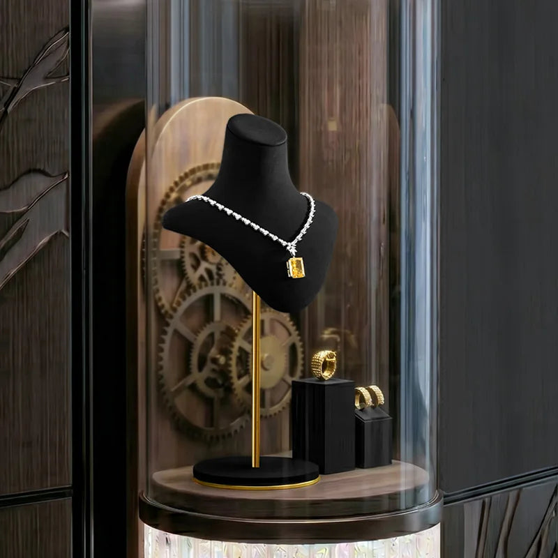 Buste Collier Mannequin Rangement Vitrine