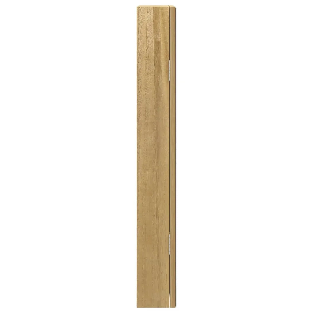 Boîte Bijoux Bois Murale LED Miroir Sécurisée