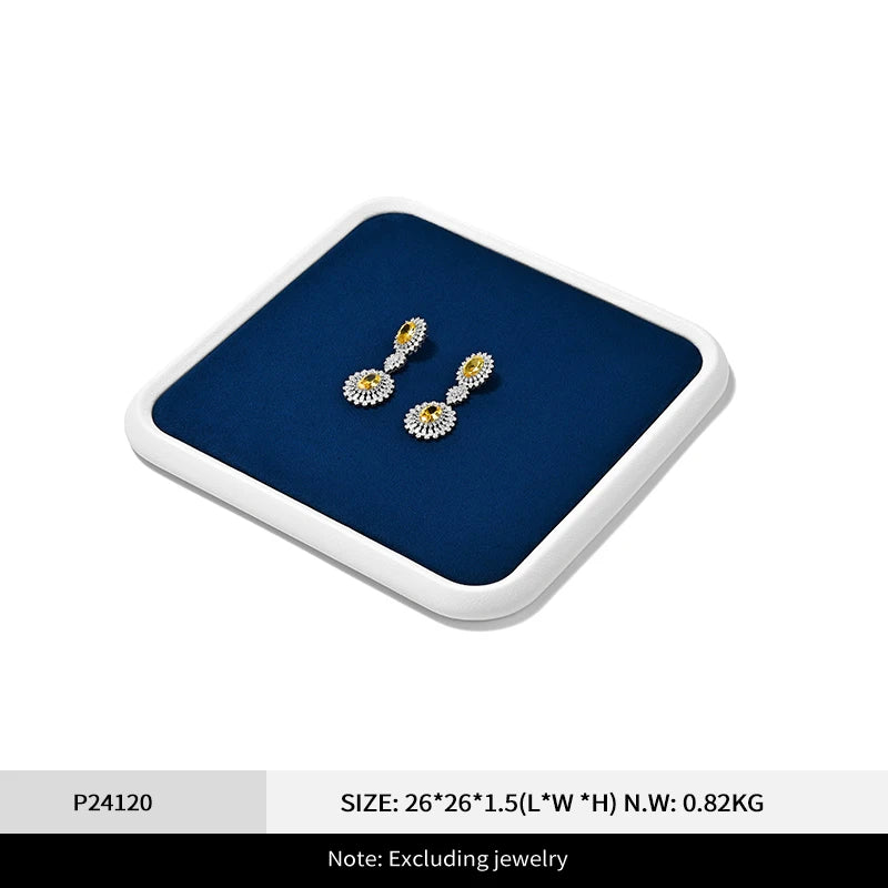 Plateau Bijoux Cuir PU Comptoir Vitrine