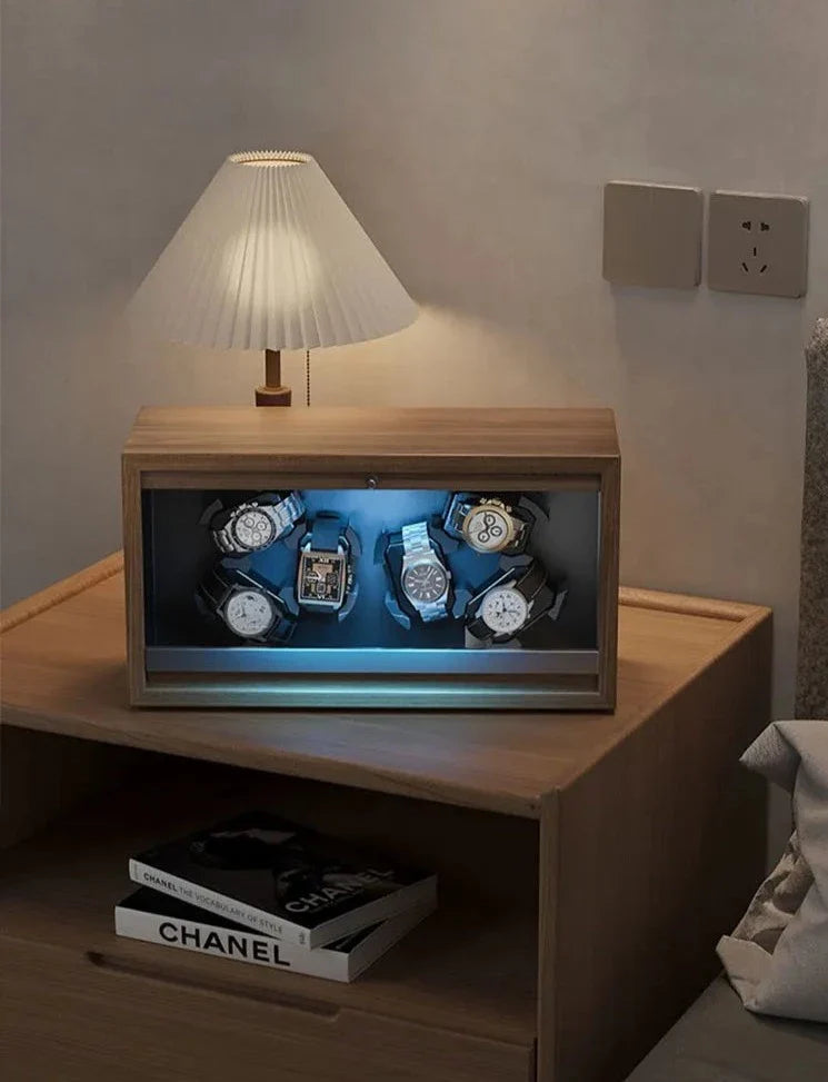 Remontoir Montre Automatique Bois Massif Premium