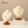 Buste Collier Bois Portrait Mannequin Vitrine