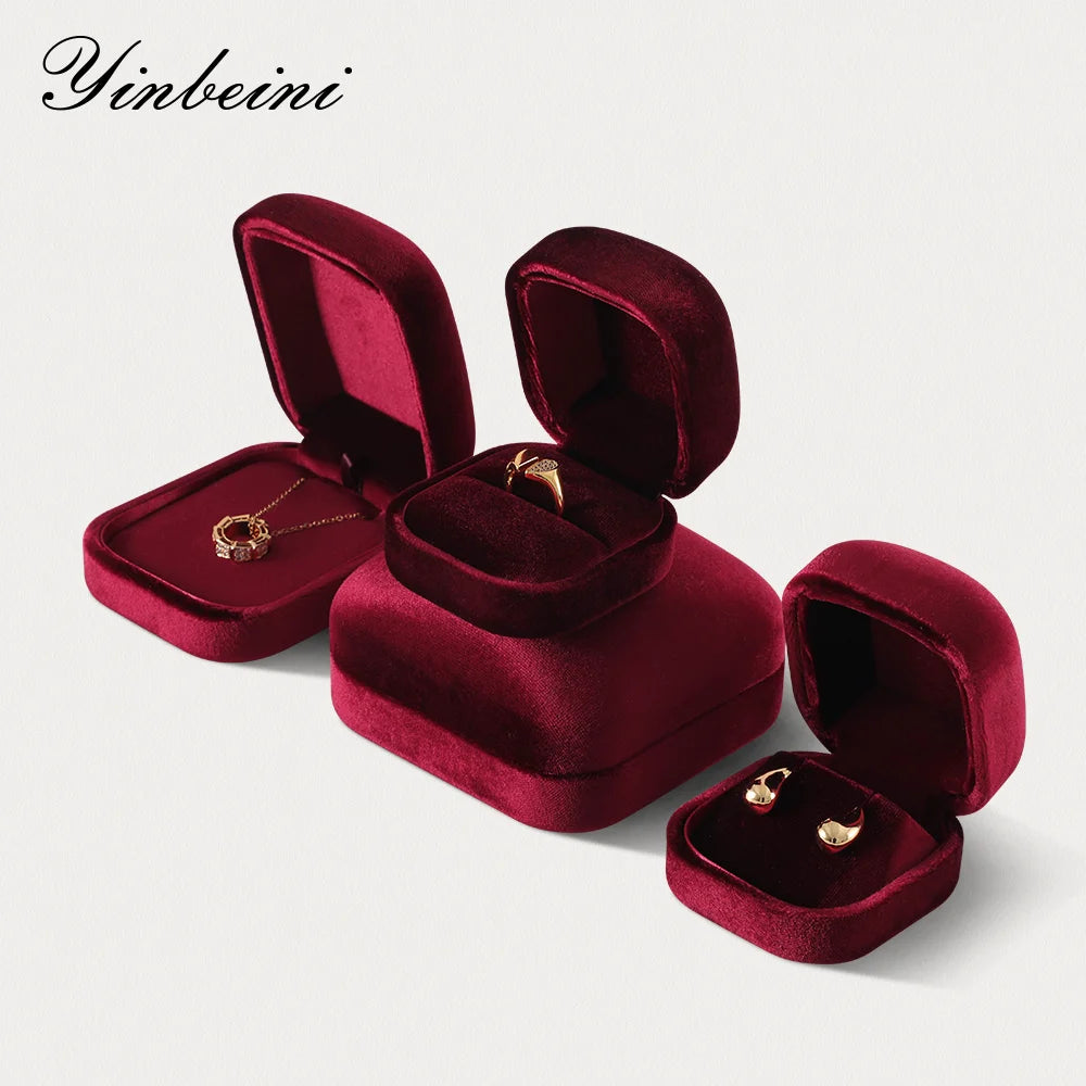 Boîte à Bijoux Velours Premium Rangement