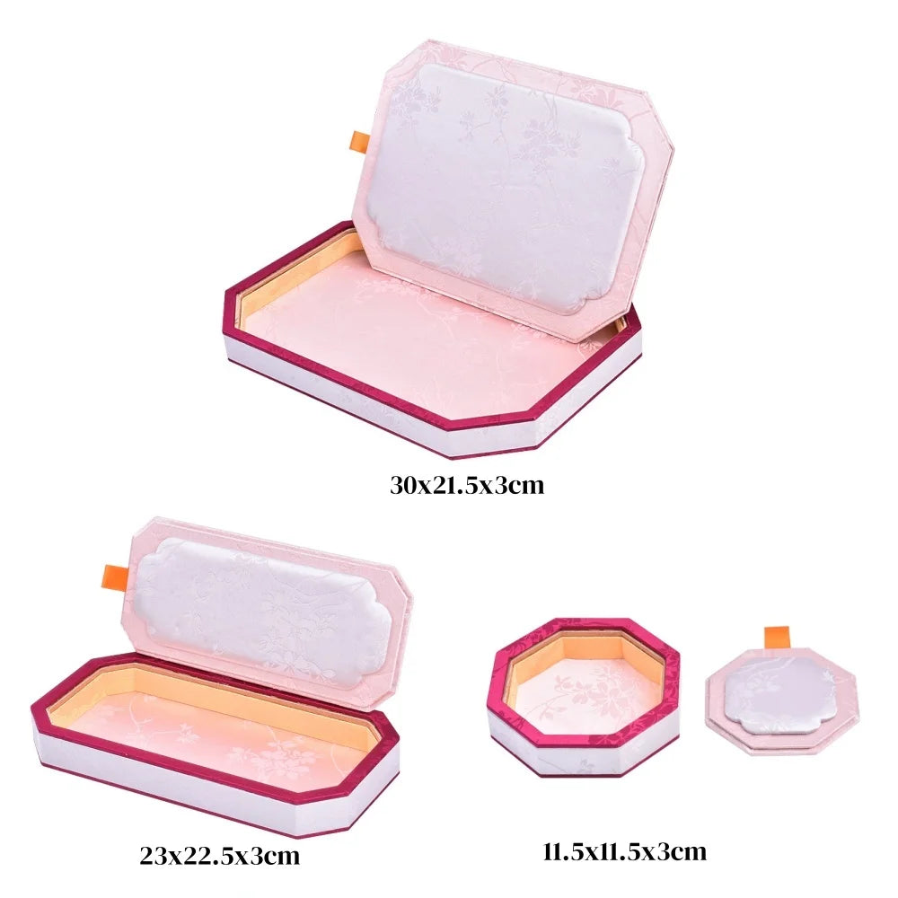 Boîte Bijoux Velours Jade Royale Anti-Poussière