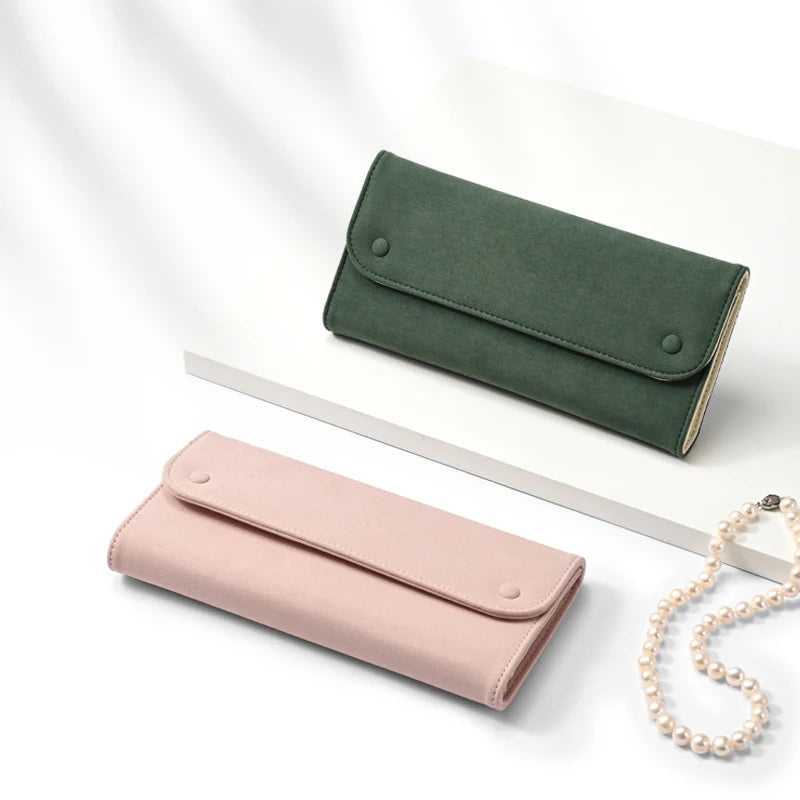 Pochette Bijoux Velours Voyage Portable