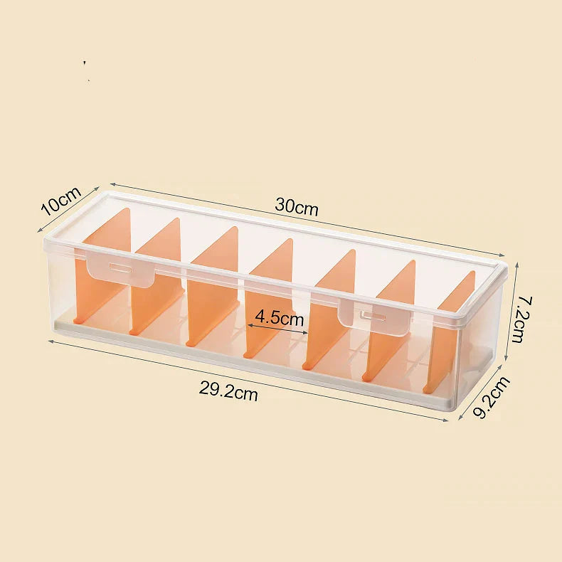 Boîte Montres Plastique Transparent Portable Compact