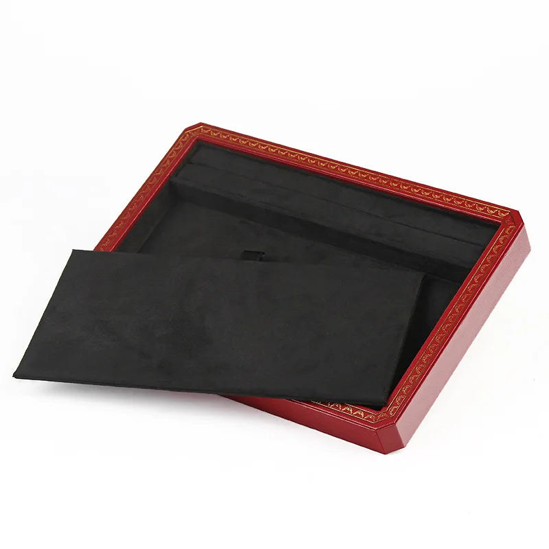 Boîte Bijoux Cuir Portable Vitrine Compartiments