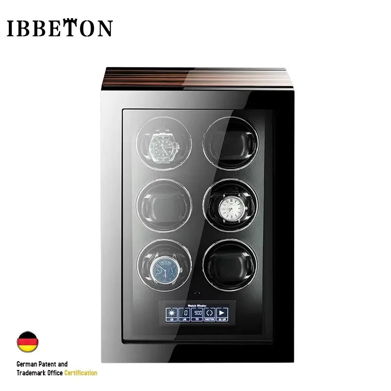 Coffre Fort Montre Bois Remontoir 2 4 6 9 12 Smart