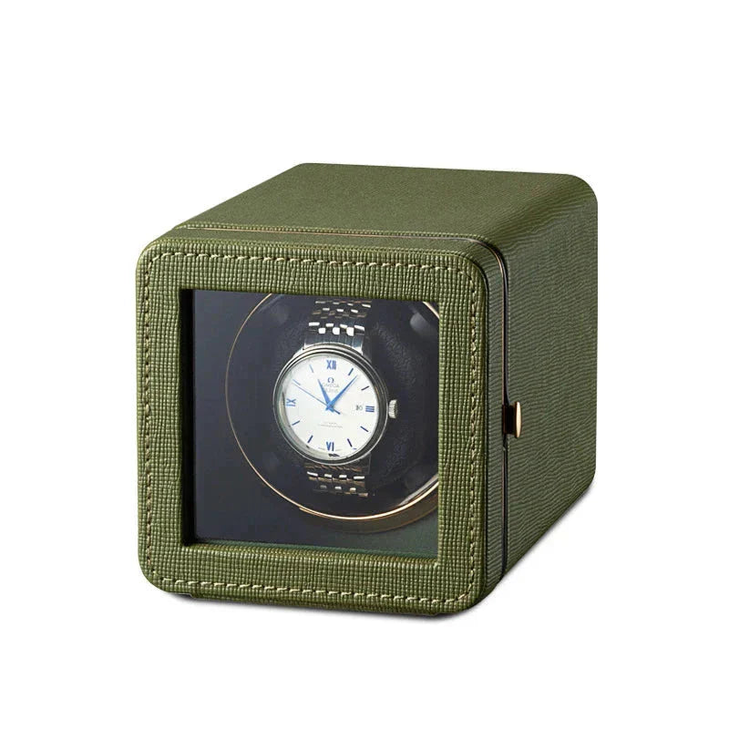 Remontoir Montre Plastique Vert Cube Compact