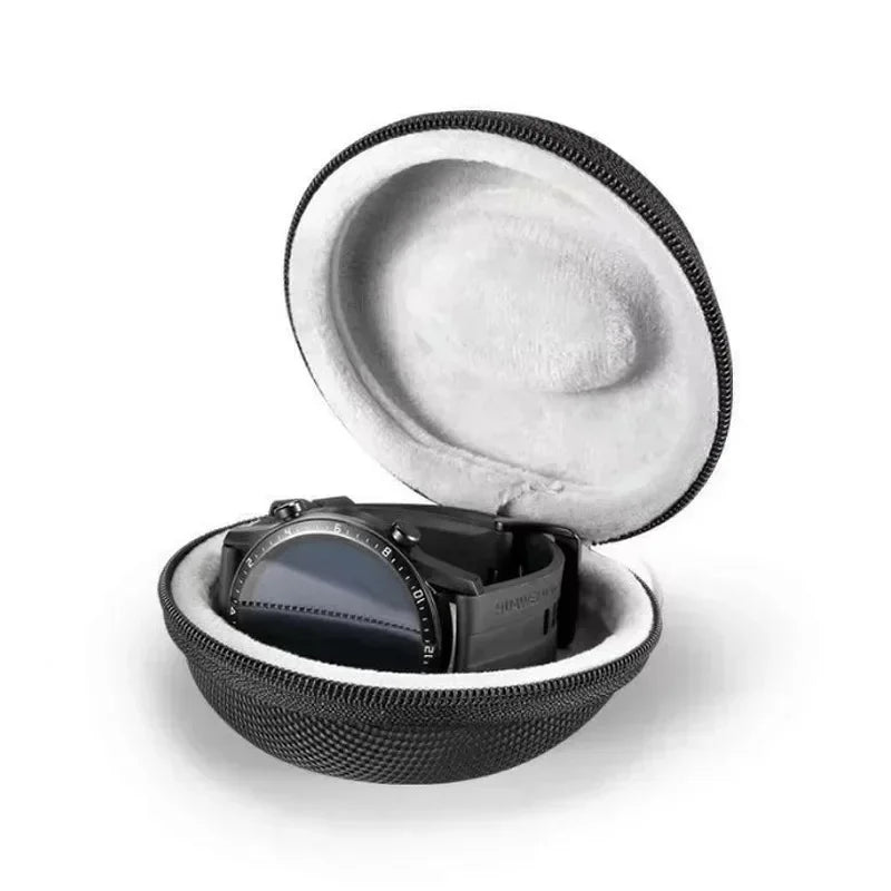 Étui Montre Cuir Voyage Anti-Choc Portable