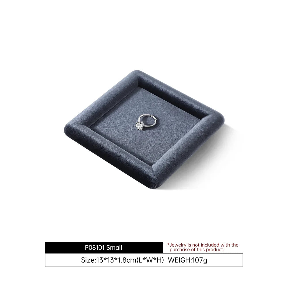 Plateau Présentoir Bijoux Velours Multifonction