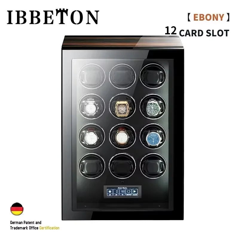 Coffre Fort Montre Bois Remontoir 2 4 6 9 12 Smart