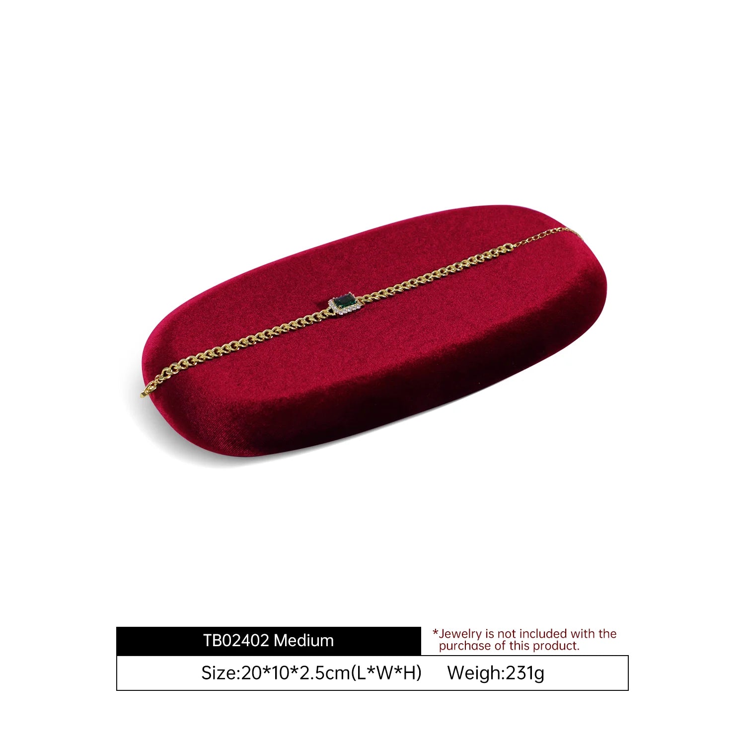 Plateau Bijoux Velours Multi-Compartiments Organisateur
