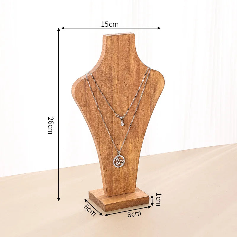 Porte Collier Bois Vase Suspendu Créatif