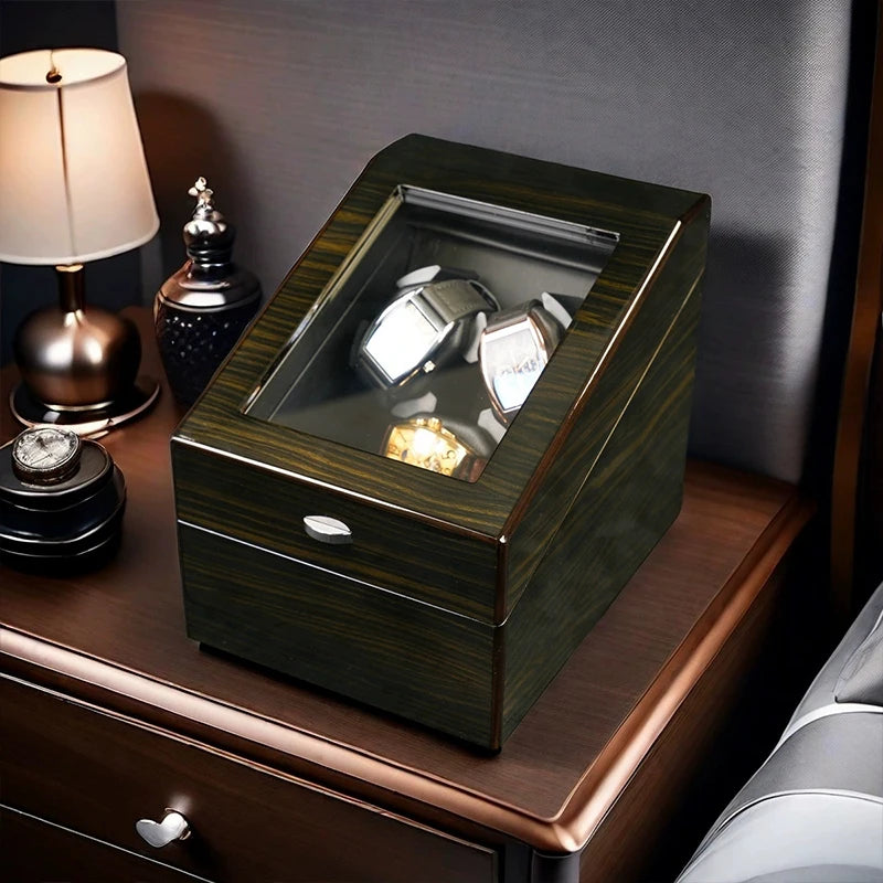Remontoir Montre Automatique Bois Coffret