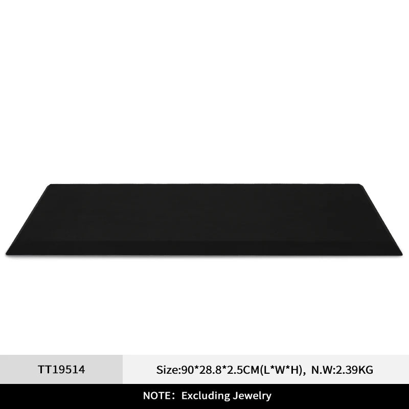 Présentoir Bijoux Velours Noir Modulable Compact