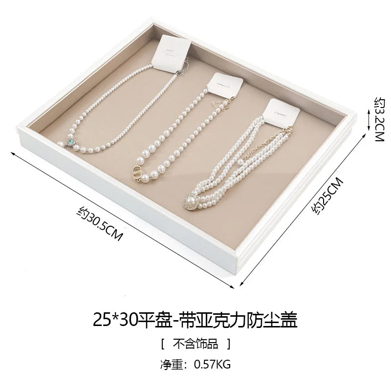 Plateau Bijoux Cuir Tiroir Comptoir Modulable