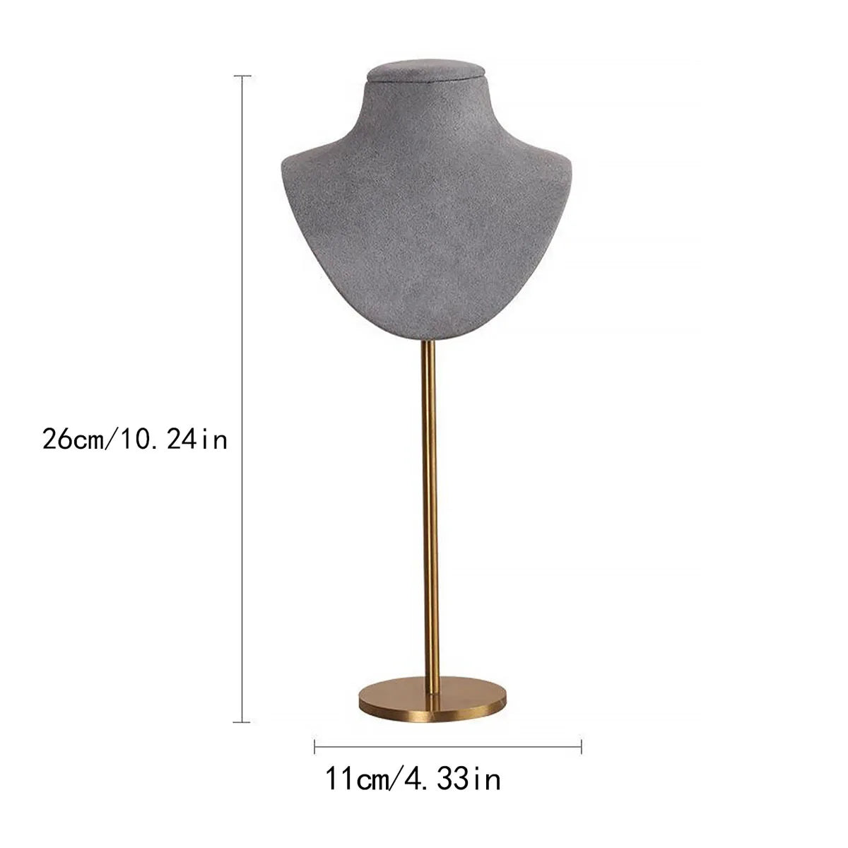 Support Collier Métal Barre en T Pendentifs Bijoux