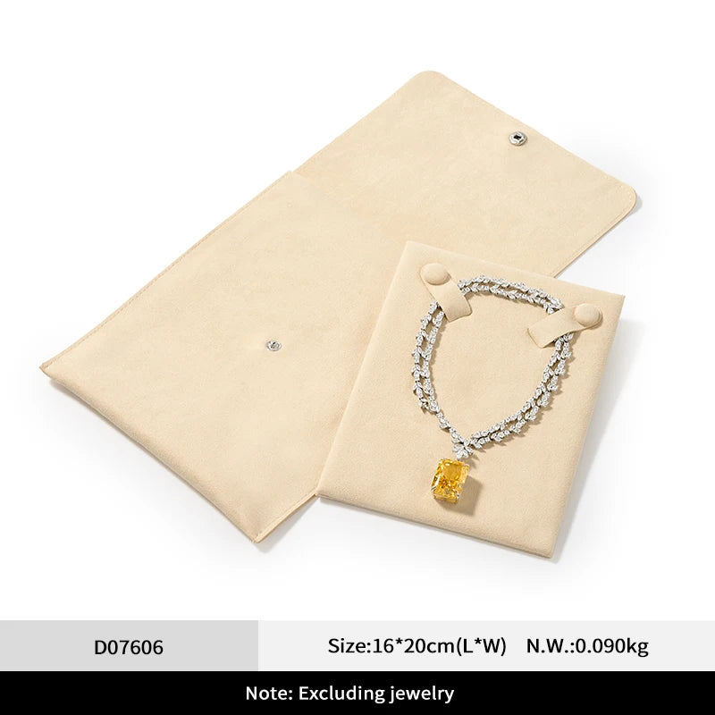 Pochette Bijoux Velours Cadeau Mariage Élégante