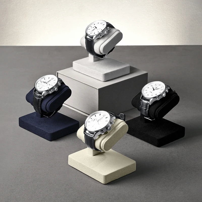 Support Montre Suédine Microfibre Compact