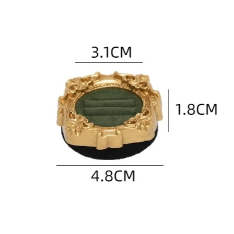 Présentoir Bijoux Rétro Bois Plateau Anneau