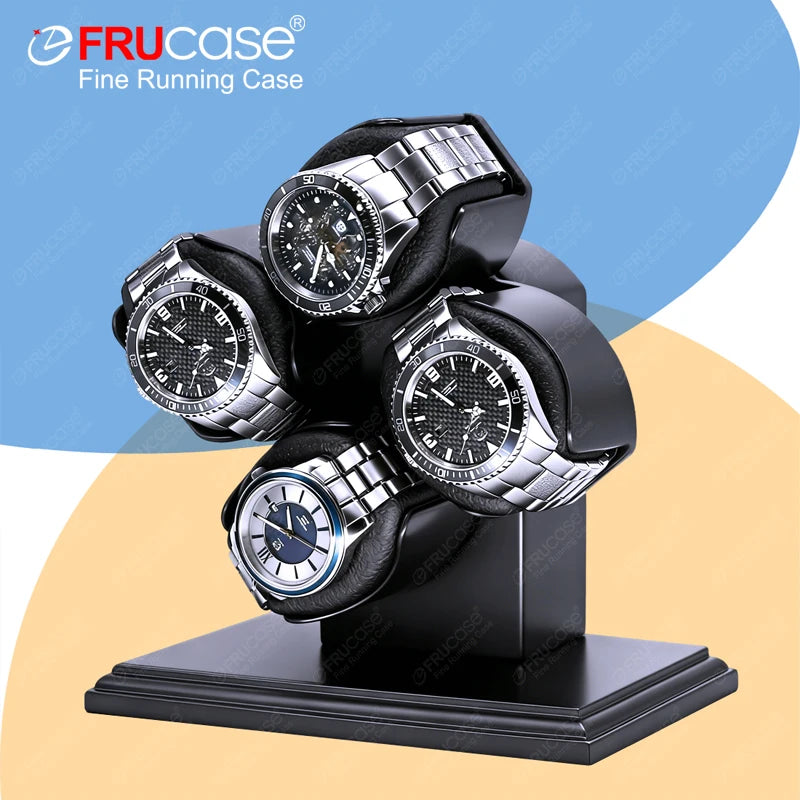 Remontoir Montre Bois 4 Cases USB