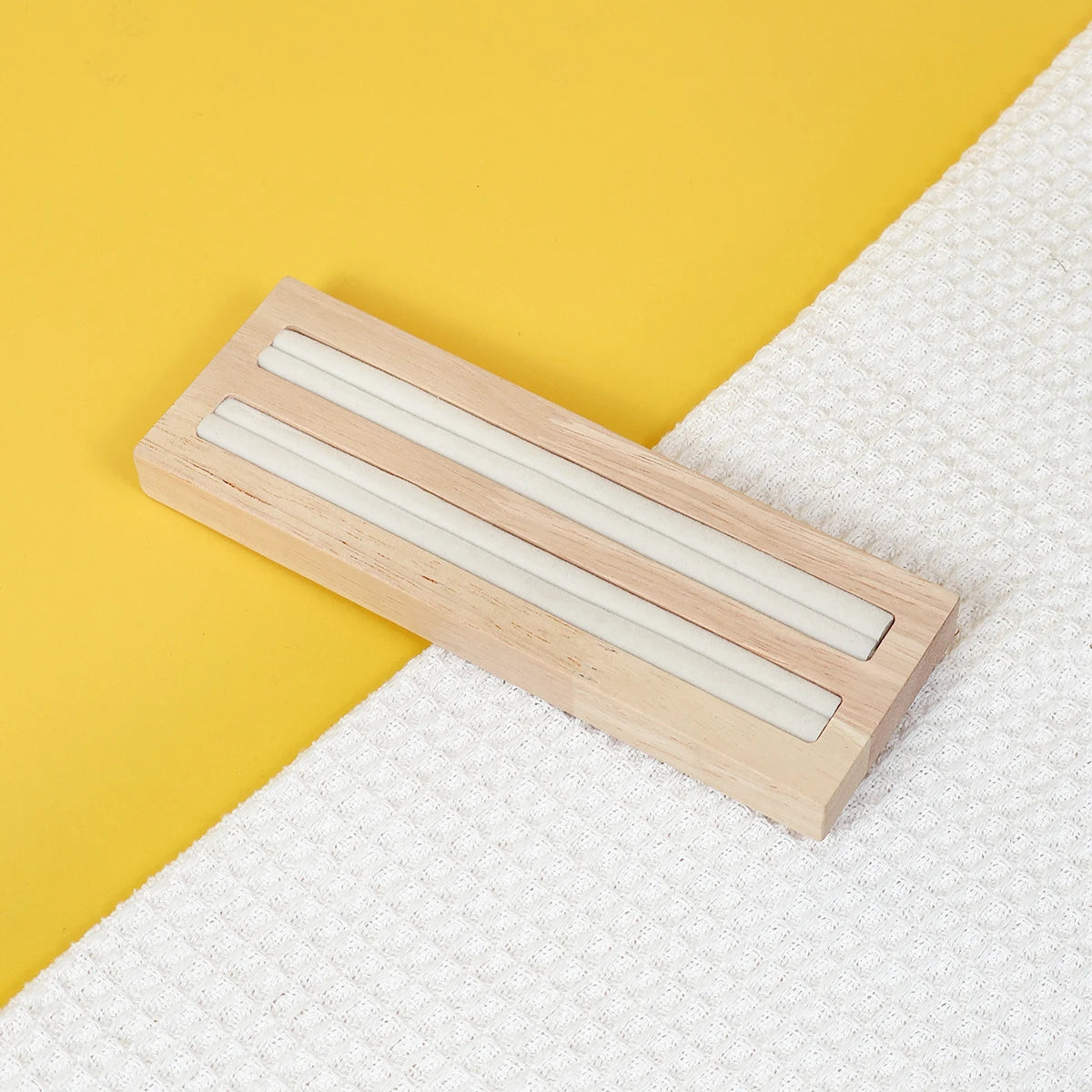Plateau Bijoux Bois Multi-grille Naturel Maison
