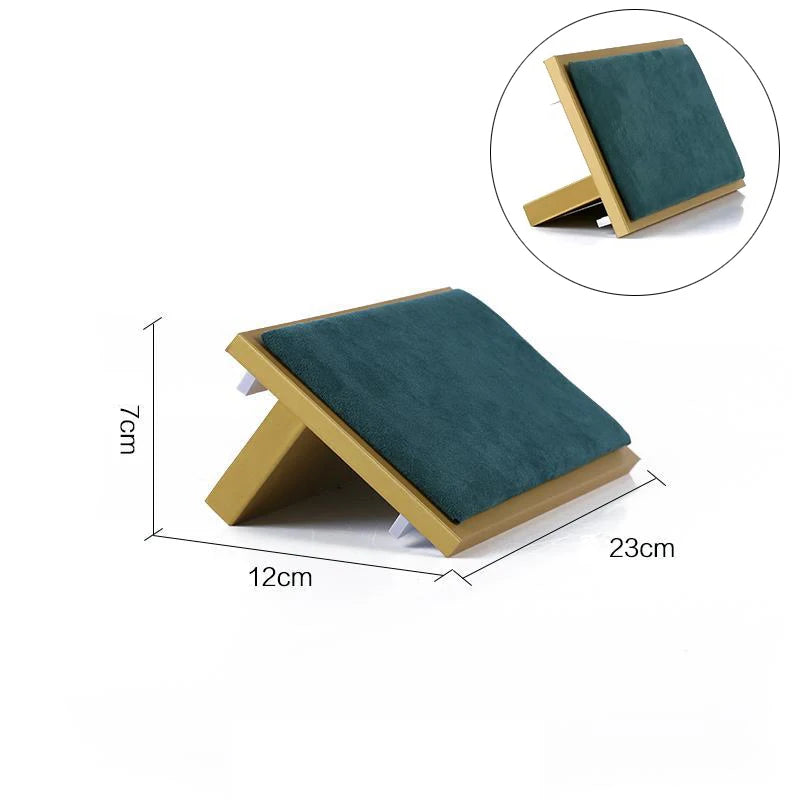 Présentoir Bijoux Métal Vert Doré Modulaire