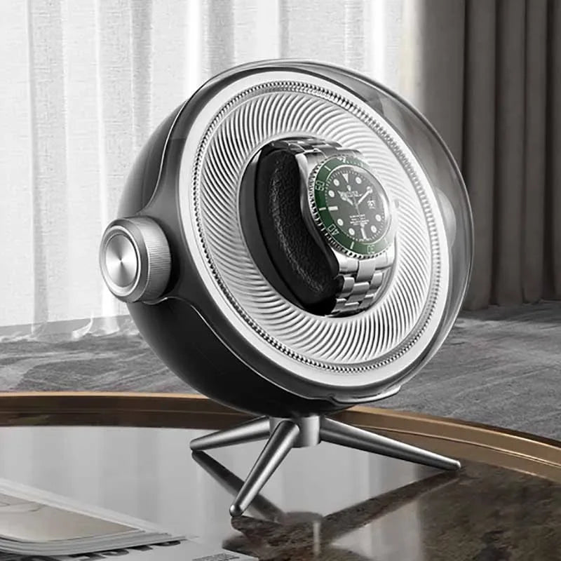 Remontoir Montre Acrylique LED Silencieux Anti-Magnétique