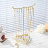 Présentoir Collier Métal Socle Cœur Romantique