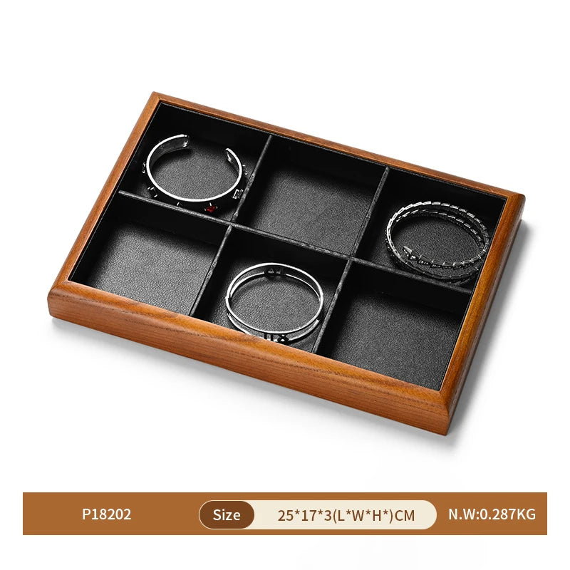 Boîte Bijoux Bois Multi-Compartiments Modulaire