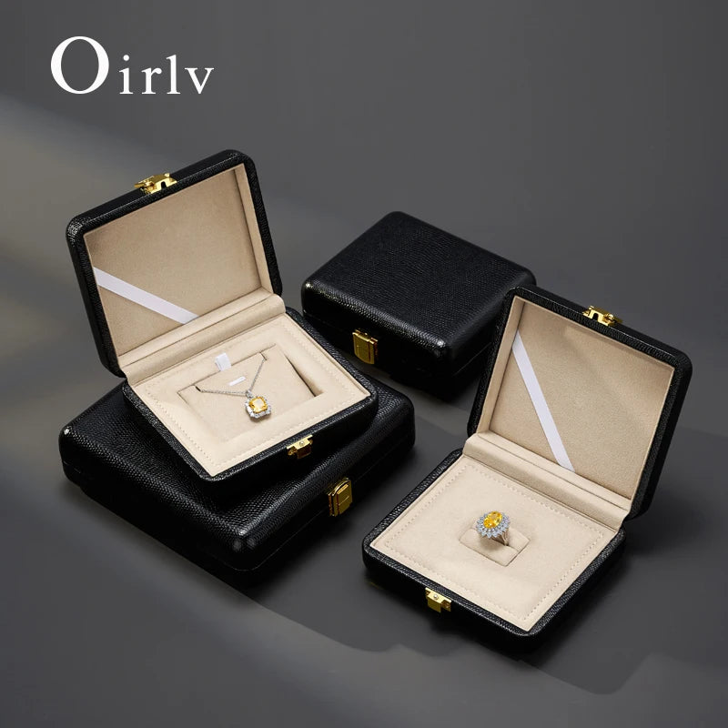 Boîte Bijoux Cuir Premium Coffret Cadeau