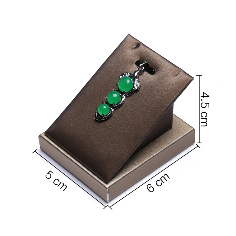 Présentoir Cuir PU Collier Bague Bracelet Pendentif Vitrine