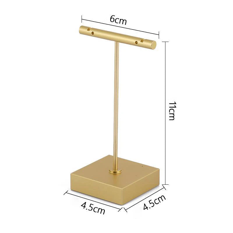 Présentoir Bijoux Métal Vert Doré Modulaire
