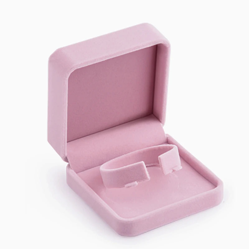 Boite Bagues Velours Classique Mariage Cadeau