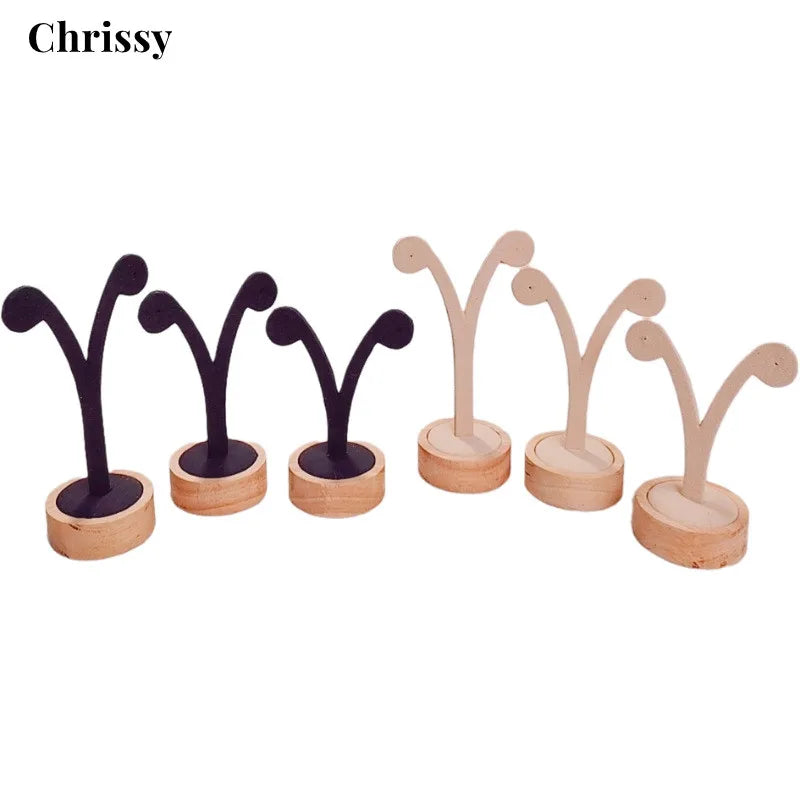 Présentoir Boucles d'Oreilles Bois Métal