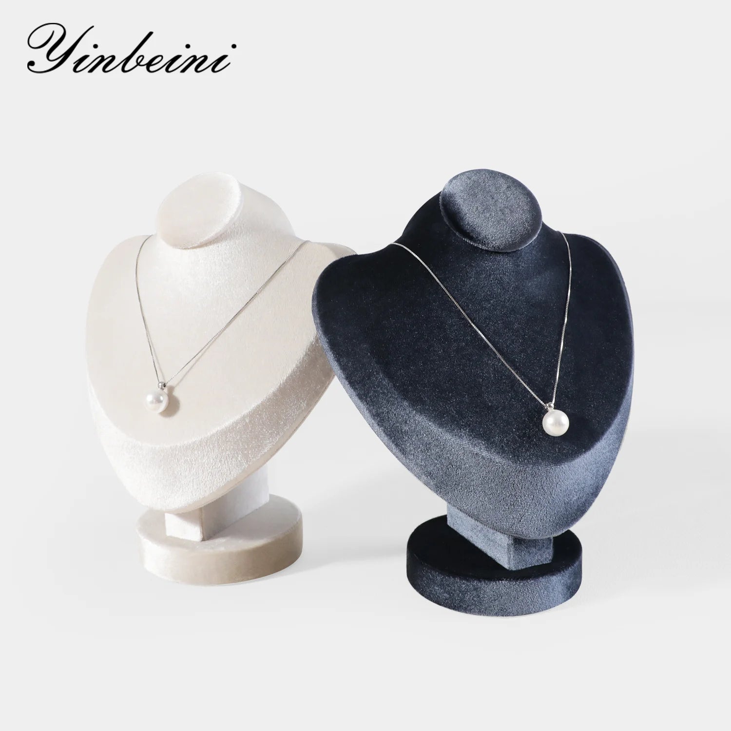 Buste Bijoux Velours Mannequin Vitrine Pendentif