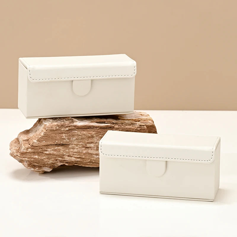 Boîte à Bagues Velours Cuir PU Présentation