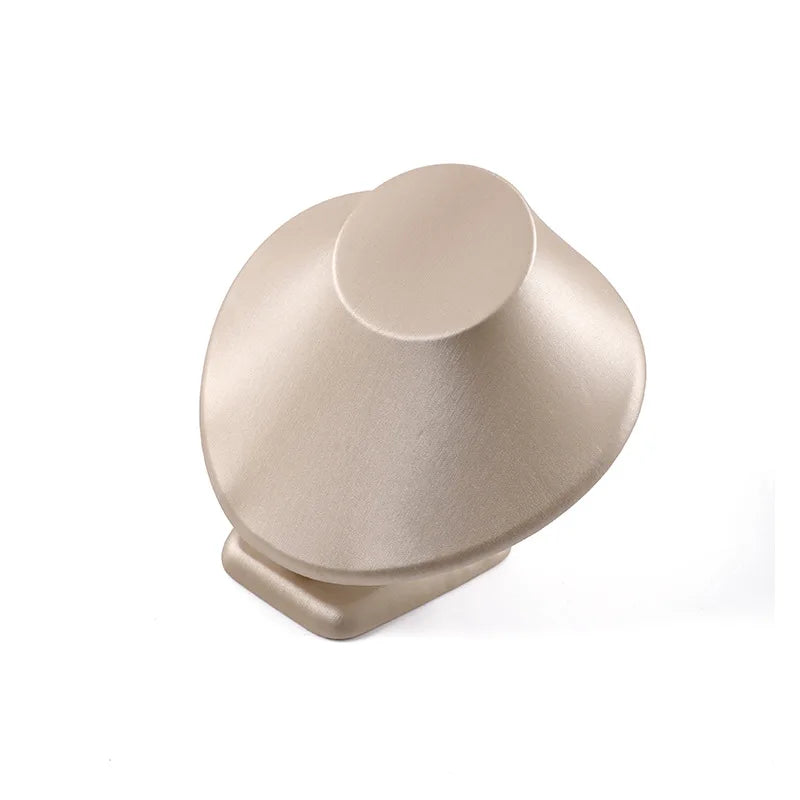 Présentoir Bijoux Cuir Blanc Comptoir Boutique