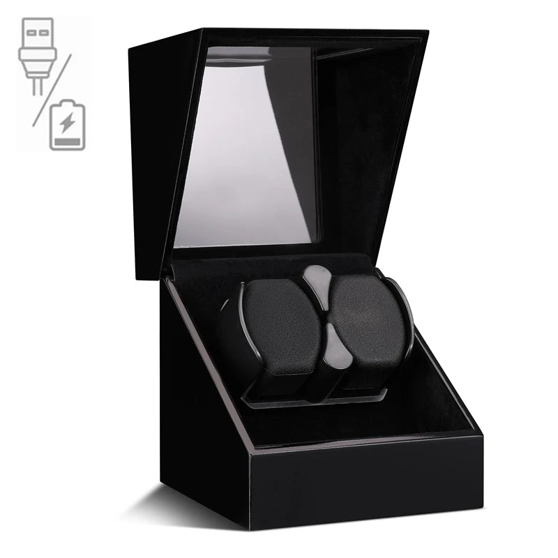 Coffre Fort Montre Remontoir Bois Automatique