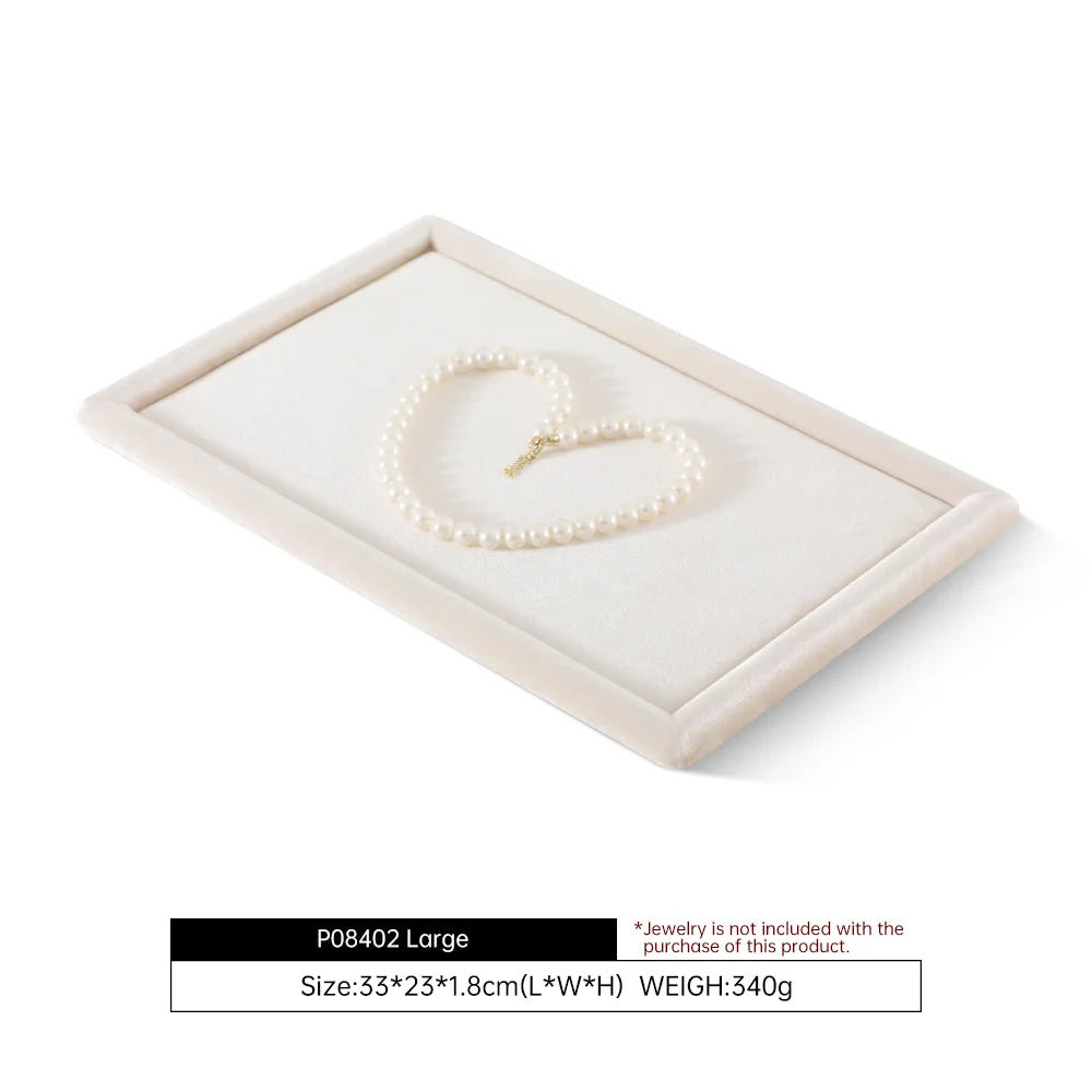 Plateau Présentoir Bijoux Velours Multifonction