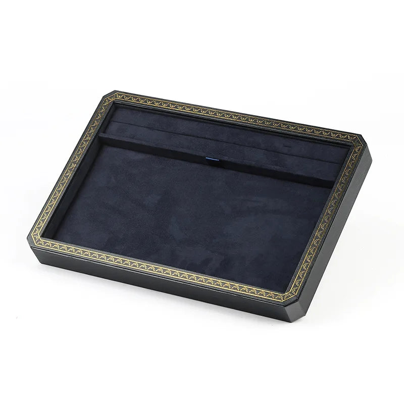 Boîte Bijoux Cuir Portable Vitrine Compartiments