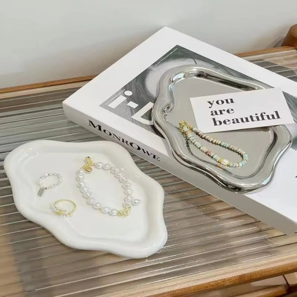 Plateau Bijoux Plastique Nuage Mini Élégant