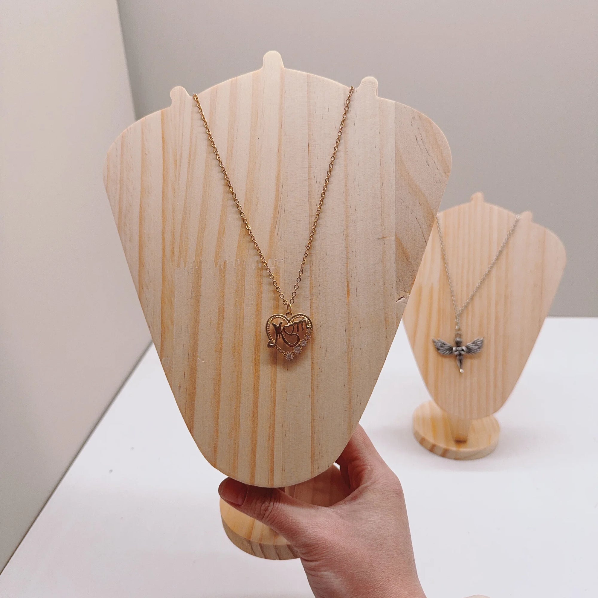 Présentoir Collier Buste Noir
