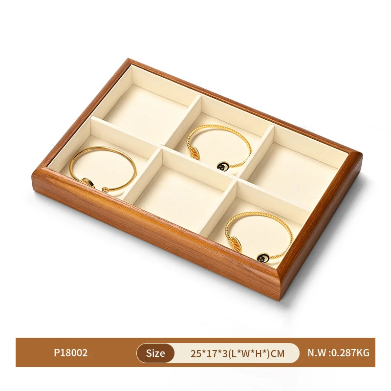 Boîte Bijoux Bois Multi-Compartiments Modulaire