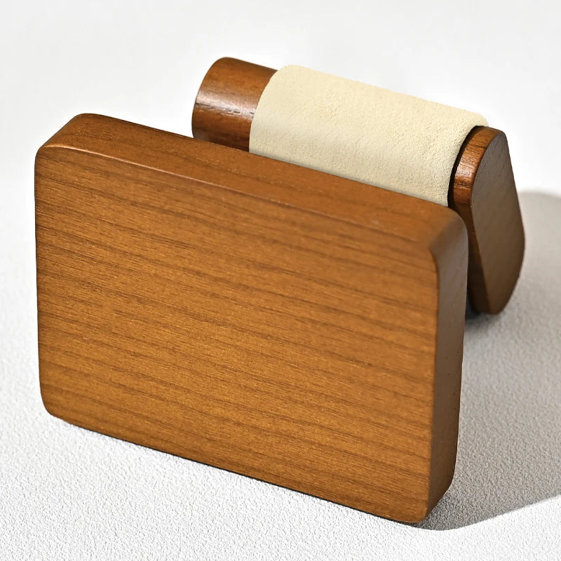 Buste Montre Bois Cuir Présentoir Vitrine