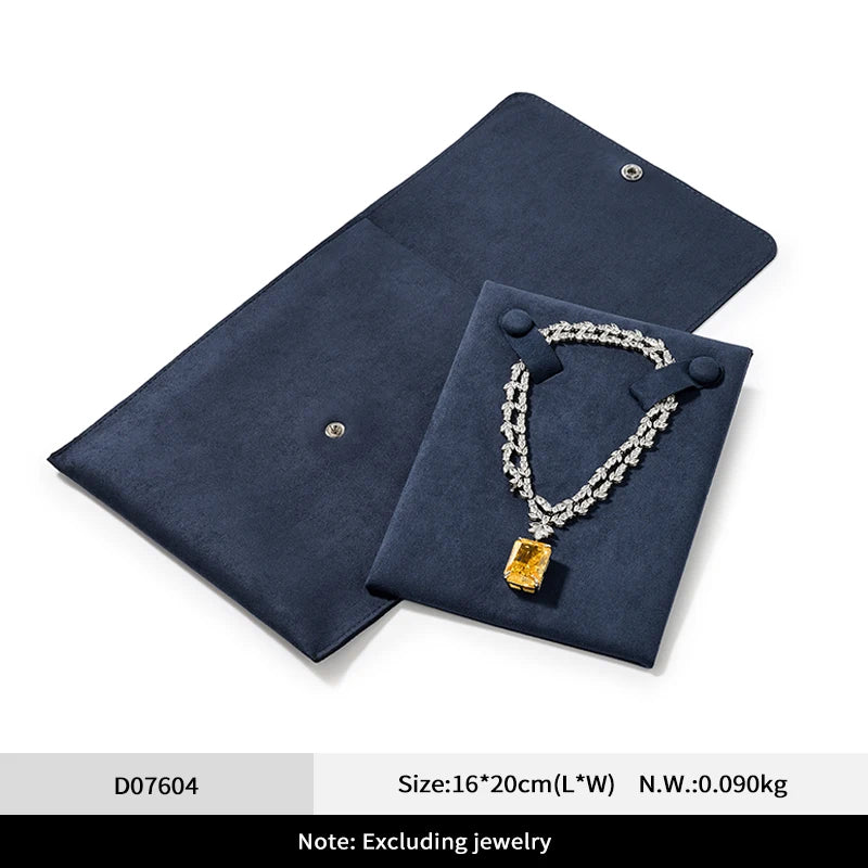Pochette Bijoux Velours Cadeau Mariage Élégante