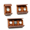 Boîte Montre Cuir Vintage Voyage Rouleau