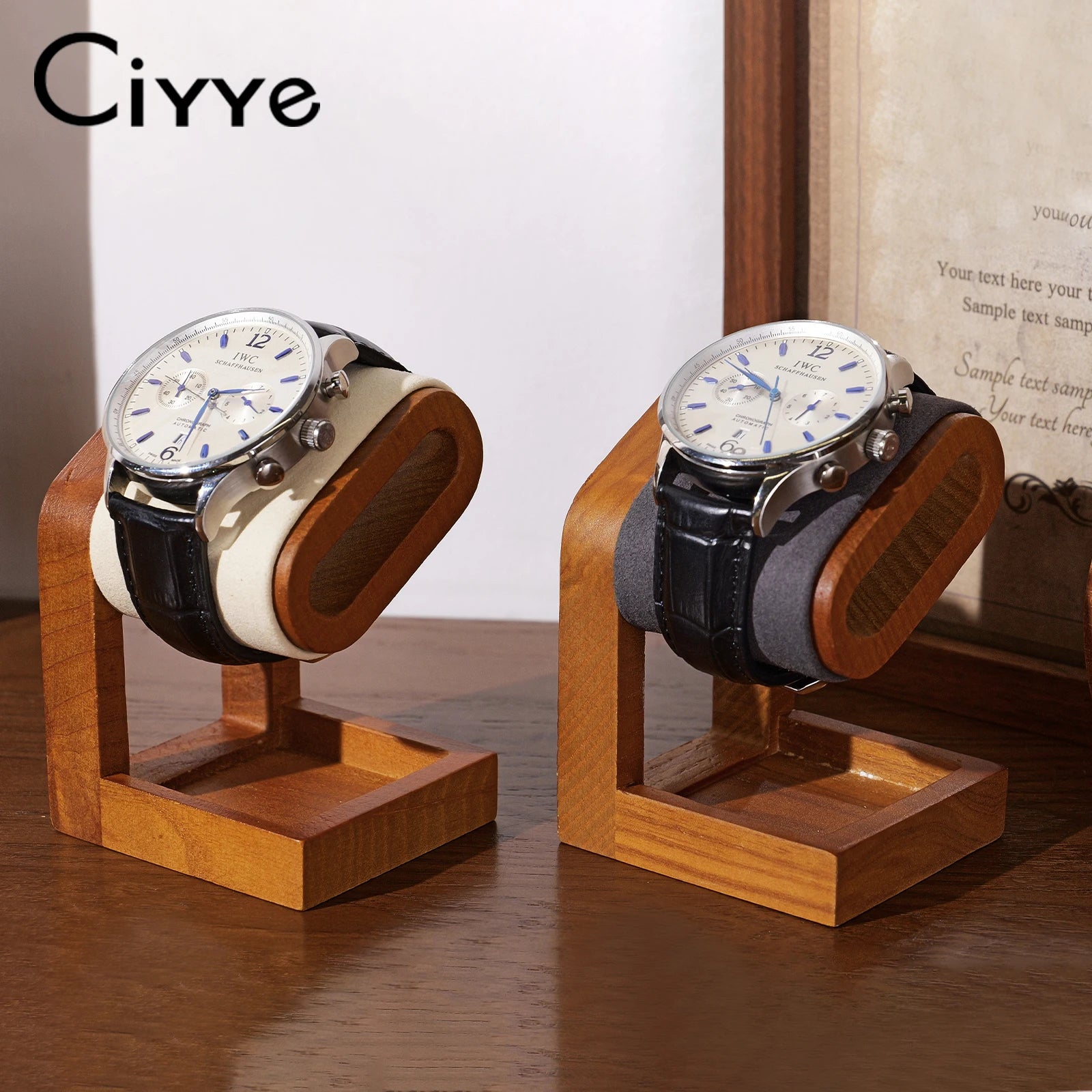 Présentoir Montres Bois Massif Bracelets
