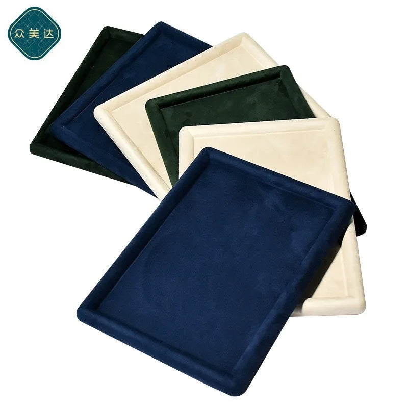 Plateau Bijoux Cuir Angle Multifonction