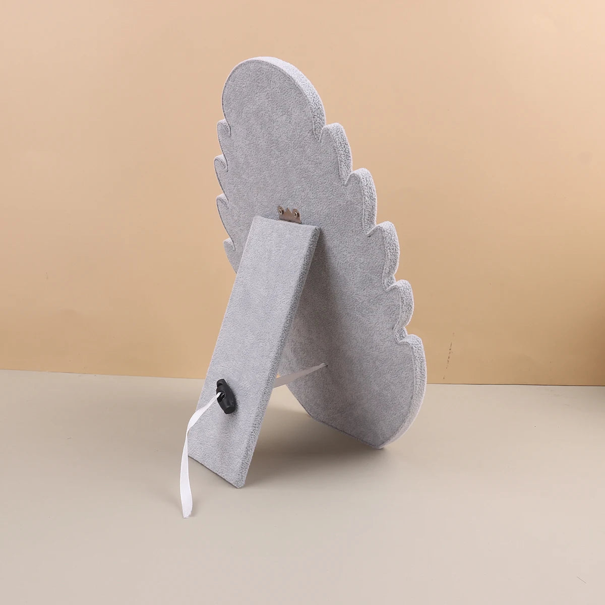 Présentoir Collier Velours Feuille Plat